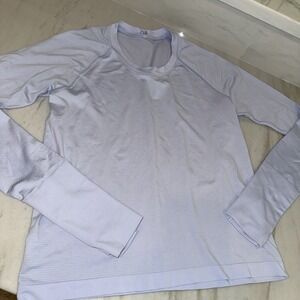 Lululemon Swiftly Tech Long-Sleeve Shirt 2.0 Race Length Lavender Size 8